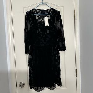 Press Dress casual lace dress in black
